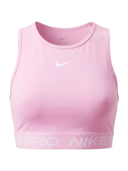NIKE Sport top PRO roz alb