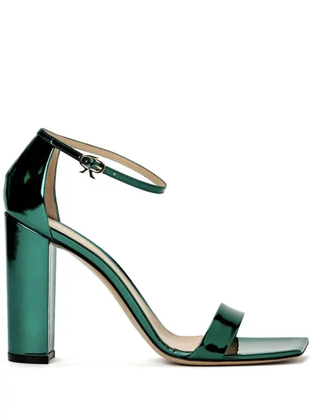 Sandale Gianvito Rossi din piele de lac verde