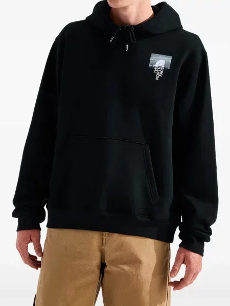 Hanorac cu glugă The North Face negru