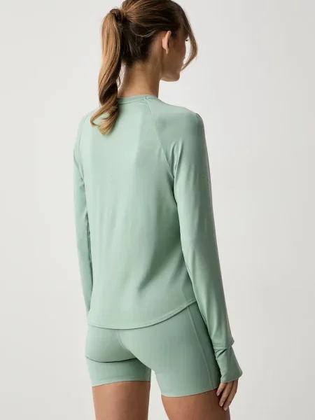 Nike longsleeve do biegania Swift zielona