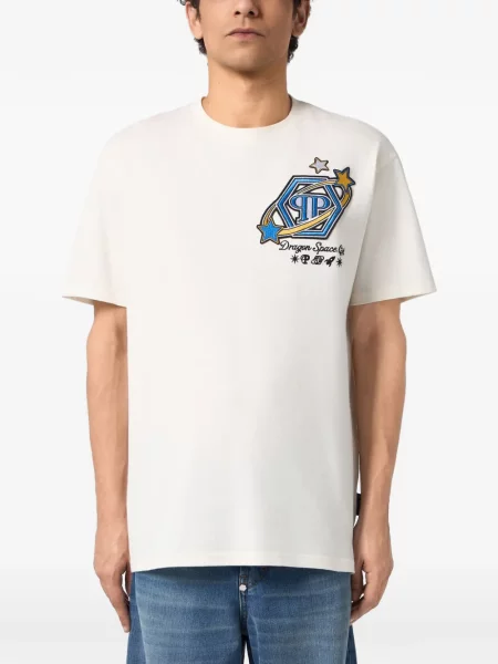 Tricou Philipp Plein cu broderie