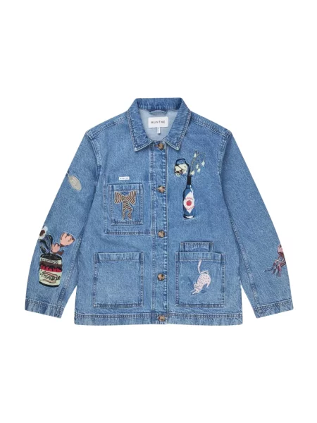 Kurtka Munthe niebieska