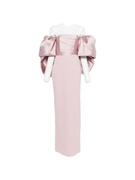 Sukienka maxi Solace London różowa