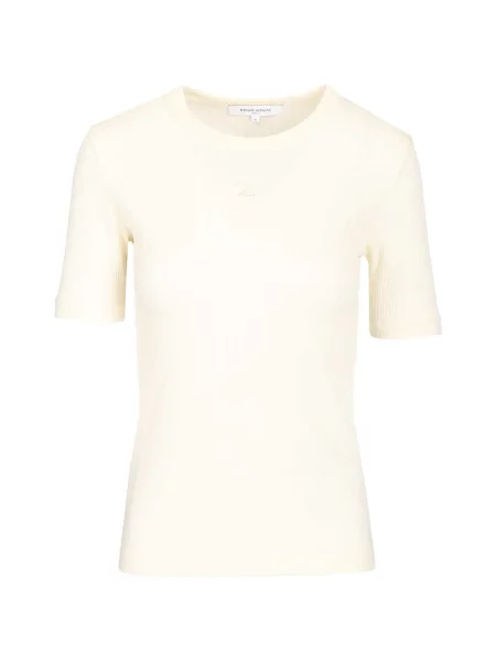 Tricou Maison Kitsune cu nervuri