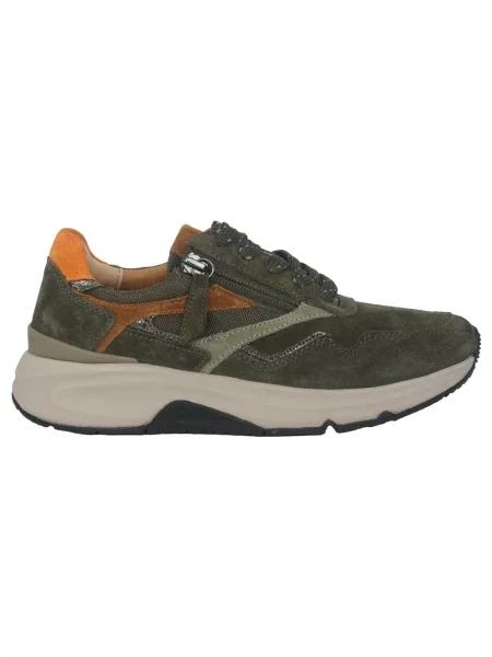 Sneakersy Gabor zamszowe zielone