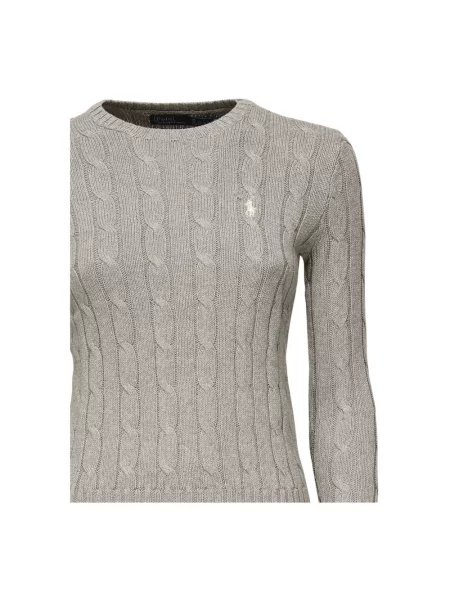 Polo Ralph Lauren Swetry Kobieta M Sweter z Okrągłym Dekoltem szary