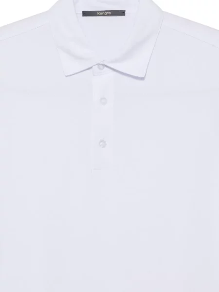 Scurt tricou polo Kangra alb