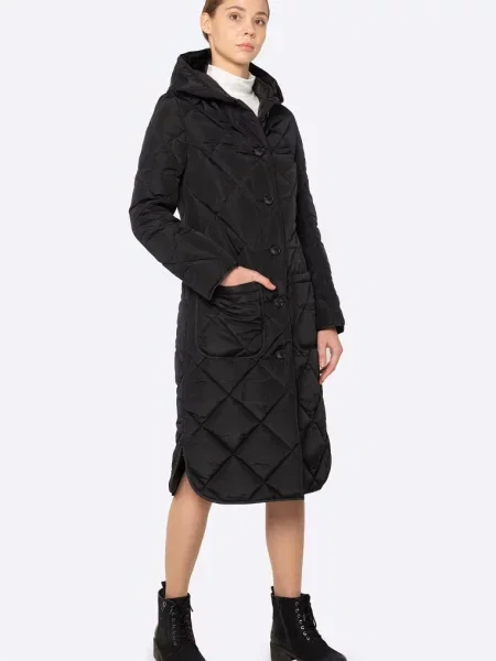 CAT ORANGE Пальто з утеплювачем чорний