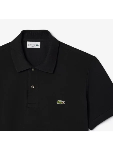 Классическое поло Lacoste черное