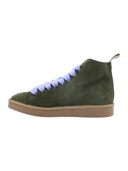Sneakersy Panchic skórzane zielone