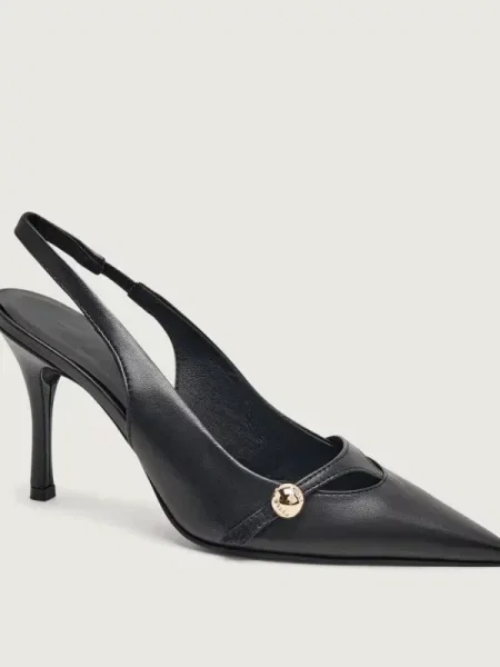 Pantofi Furla din piele negru