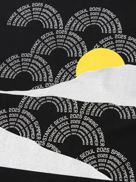 Grafic tricou Stance cu imagine negru