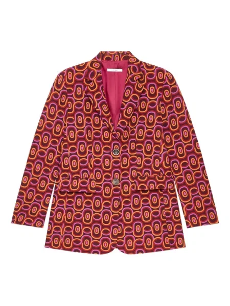 Sacou Maliparmi cu imagine cu imprimeu geometric roșu