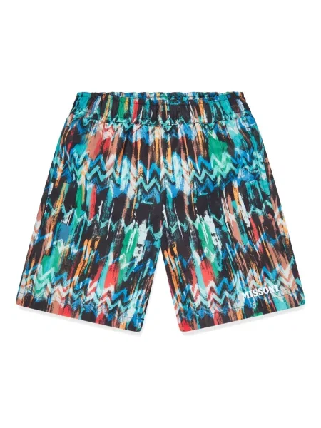Kąpielówki dziecięce Missoni niebieskie
