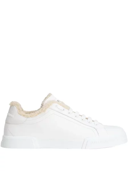 Sneakerși Dolce & Gabbana Portofino alb