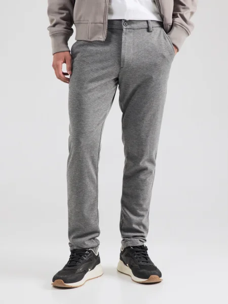 JACK & JONES Chino nohavice JPRCCMARCO JJADRIAN' sivá