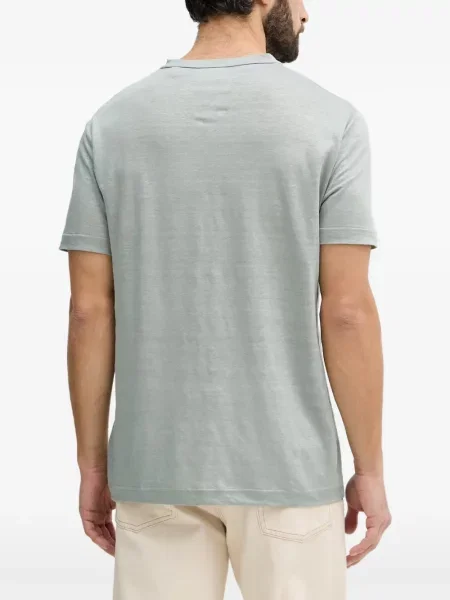 Tricou Gant cu broderie verde