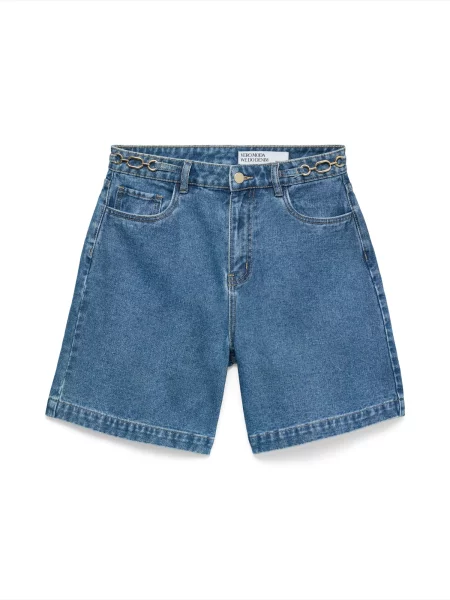VERO MODA Džíny VMKATHY džínovina modrá