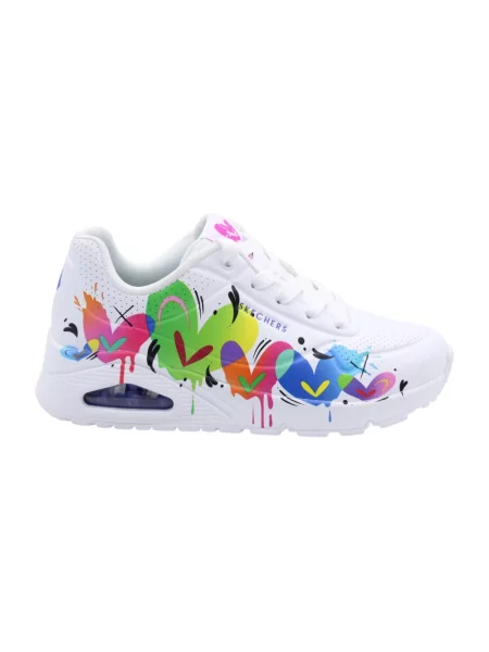 Sneakersy Skechers białe