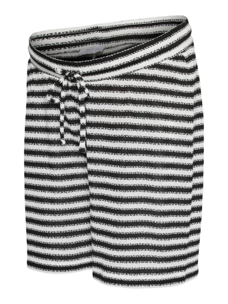MAMALICIOUS Pantaloni Lupin negru alb