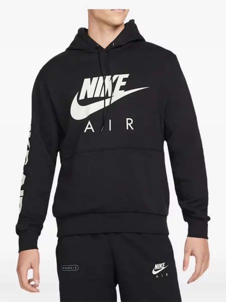 Kratke hlače Nike od flisa s camo uzorkom kamenje crna