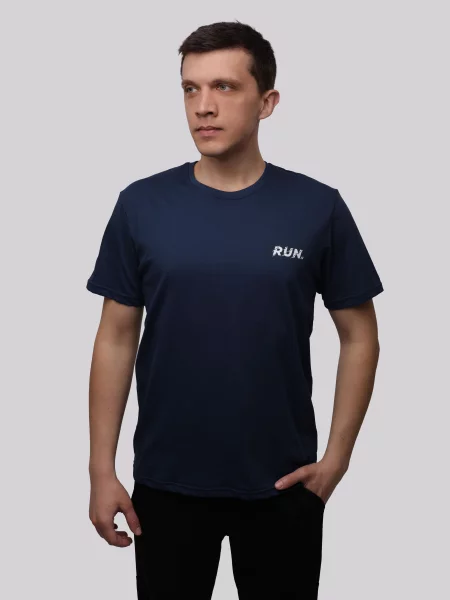 Футболка STREAM віскоза/поліестер синій