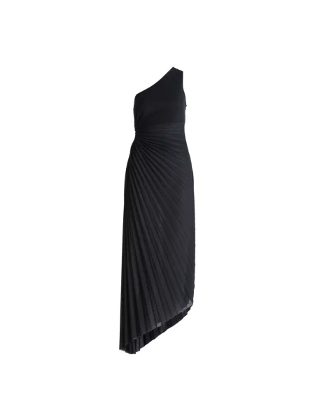 Vera mont Sukienki Kobieta M Sukienka Wieczorowa z Efektem Brokatu i Asymetrycznym Designem niebieski