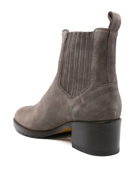 Botine Doucal's din piele de căprioară gri