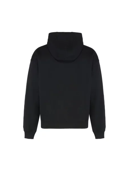 Bluza z kapturem Versace z kapturem czarna