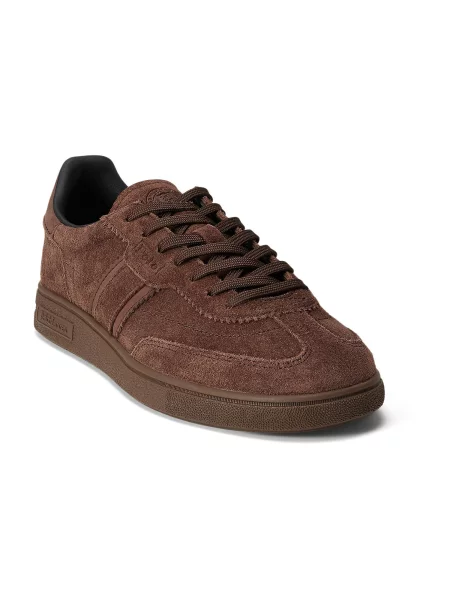 Sneakerși Polo Ralph Lauren maro