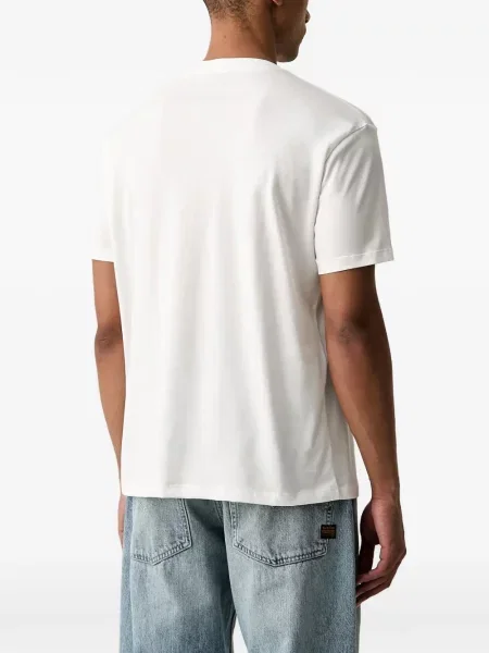 Tricou Armani Exchange cu imagine alb
