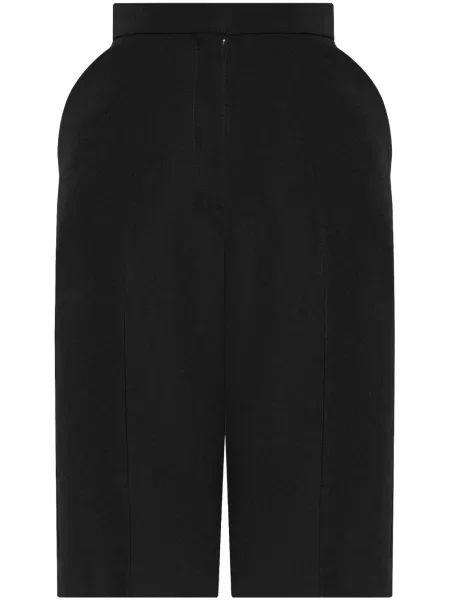 Pantaloni scurți Givenchy de lână negru