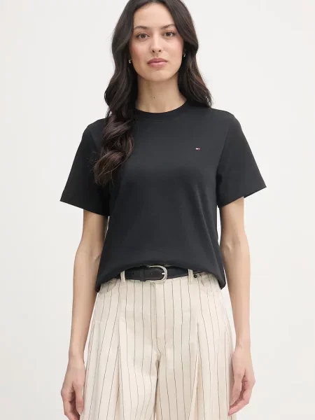 Tommy Hilfiger Tricou Boxy Fit negru