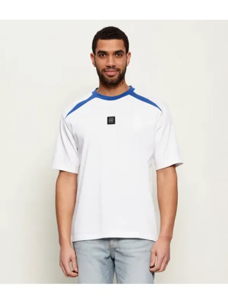 HUGO Tricou Dedril | Hugo x Racing Bulls | Relaxed fit alb
