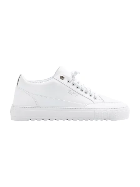 Sneakersy Mason Garments skórzane białe