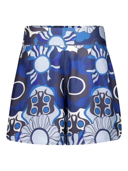 Pantaloni scurți Paula cu model floral cu imagine albastru