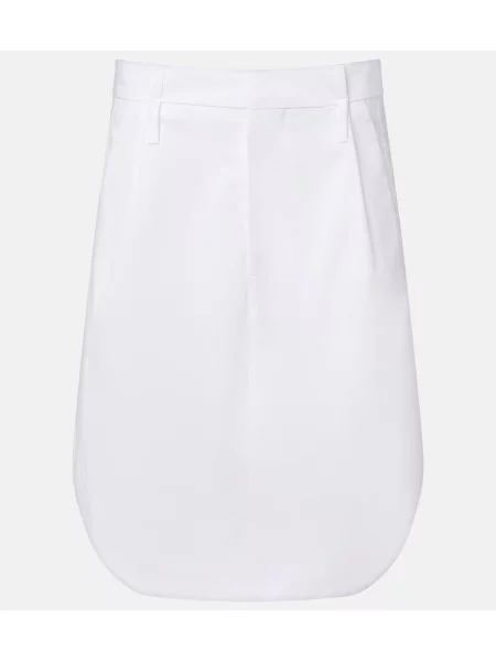 Fustă Victoria Beckham alb
