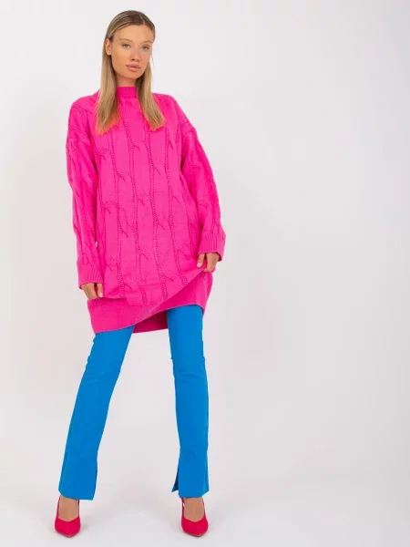 Sveter Fashionhunters ružová