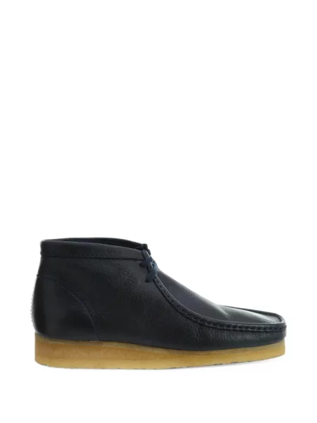 Кожени боти Clarks Originals синьо
