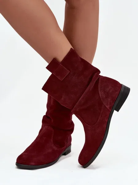 Gležnjarji Zazoo iz semiša rdeča