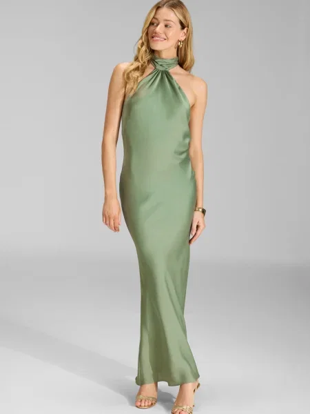 SWING Rochie de seară verde