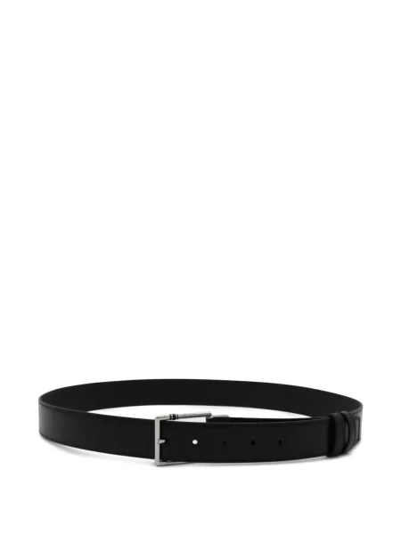 Curea Montblanc din piele cu cataramă negru