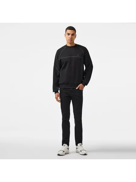 Lacoste Bluza Loose Fit czarna