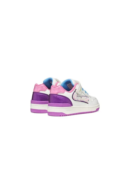Sneakersy Geox J Washiba Girl D bílá
