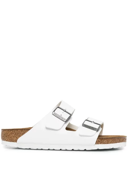 Sandale Birkenstock din piele alb