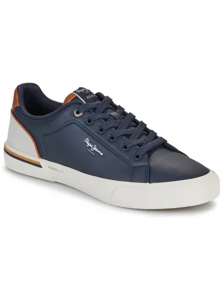 Pepe Jeans Nizke superge KENTON CAMPUS M mornarska / rjava bela