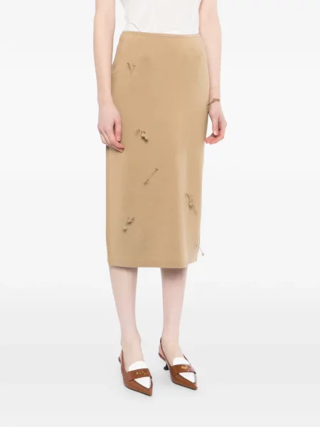 Fustă midi Jnby până la genunchi