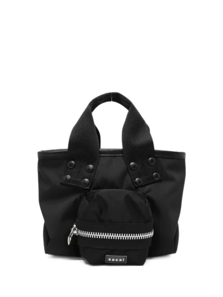 Geantă shopper Sacai negru