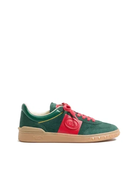 Sneakersy Valentino Garavani skórzane zielone