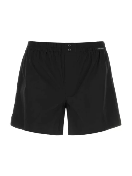 Szorty Dolce And Gabbana popelinowe czarne